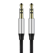 Cumpara acum Baseus Yiven 1.5m mini jack 3.5mm AUX cablu audio (negru/argintiu) de la Mesterul Minune