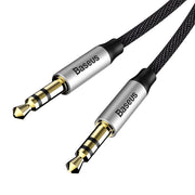 Cumpara acum Baseus Yiven 1.5m mini jack 3.5mm AUX cablu audio (negru/argintiu) de la Mesterul Minune