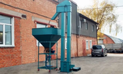 Dozator peleti cu buncar 1.5 m3 si  cu cantar DV-1,5