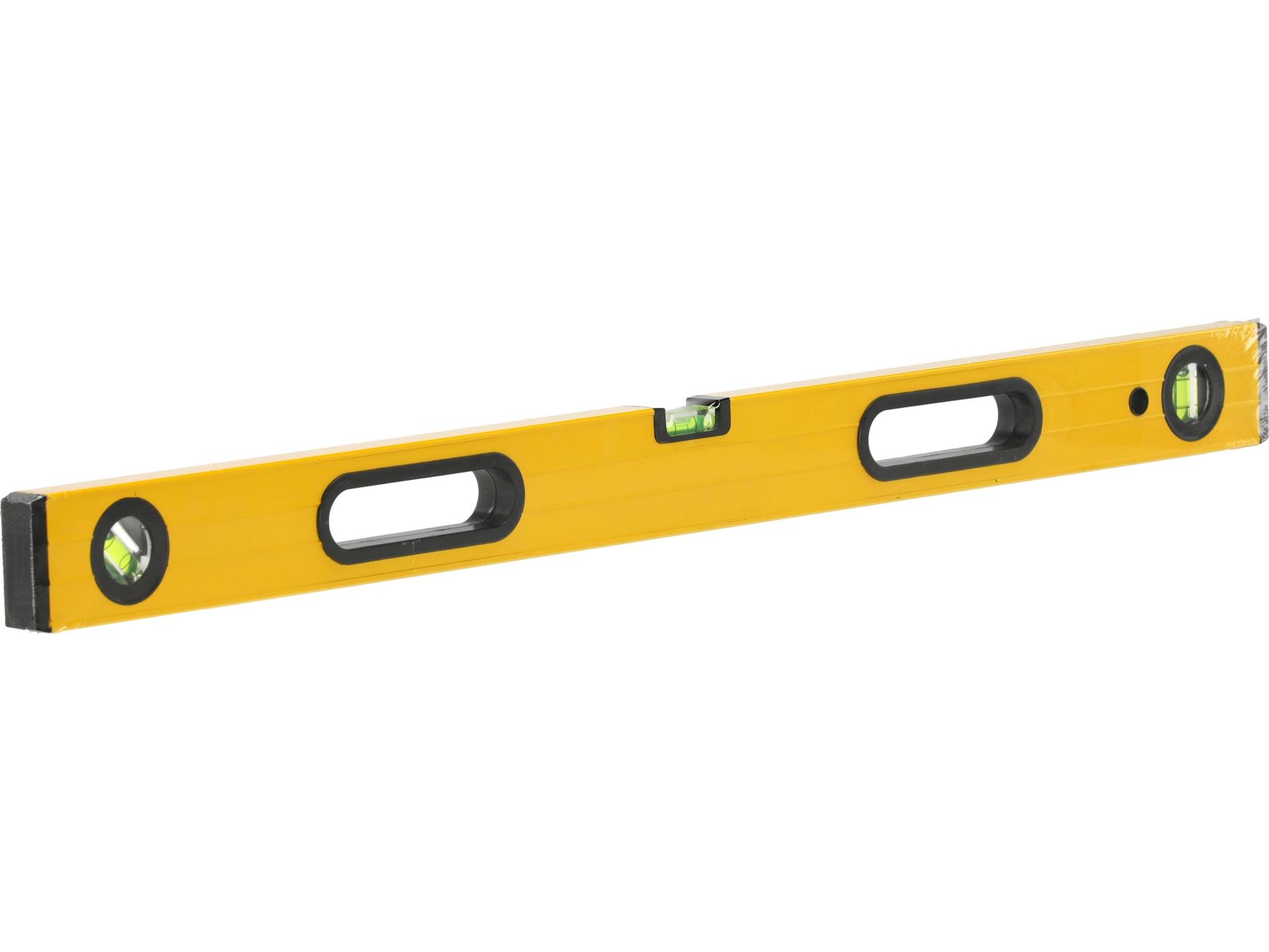 NIVELĂ CU BULĂ CU TREI INDICATORI, 2 MÂNERE, 800MM VOREL 17608