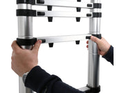 SCARĂ TELESCOPICĂ DIN ALUMINIU 3.8M, 13 TREPTE VOREL 17702