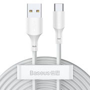 Cumpara acum Baseus Simple Wisdom USB la USB-C cablu, 40W, 5A, 1.5m (alb) 2pcs. de la Mesterul Minune