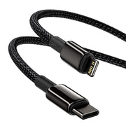 Cumpara acum Cablul de date USB-C Baseus Tungsten Gold PD 20W 1m (negru) de la Mesterul Minune