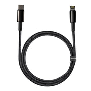 Cumpara acum Cablul de date USB-C Baseus Tungsten Gold PD 20W 1m (negru) de la Mesterul Minune