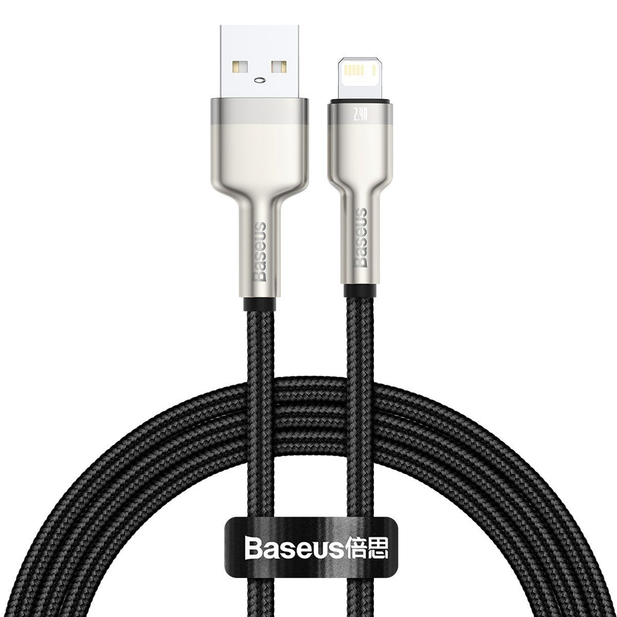 Cumpara acum Cablu USB pentru Lightning Baseus Cafule, 2,4A, 1m (negru) de la Mesterul Minune
