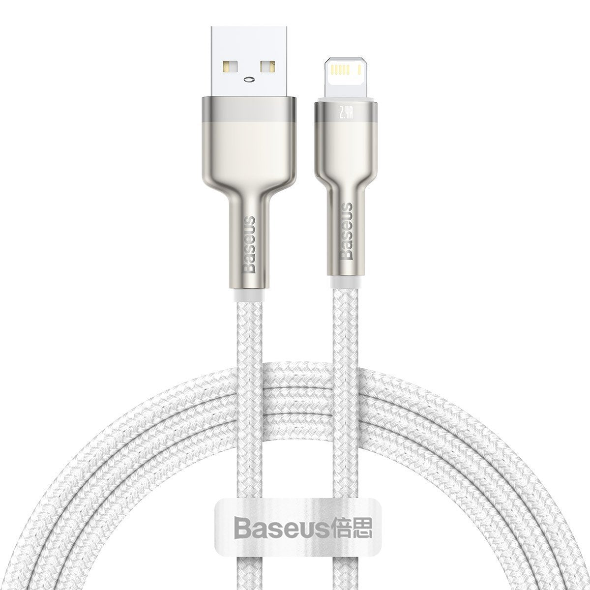 Cumpara acum USB la Lightning cablu Baseus Cafule, 2.4A, 1m (biały) de la Mesterul Minune