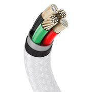 Cumpara acum USB la Lightning cablu Baseus Cafule, 2.4A, 1m (biały) de la Mesterul Minune