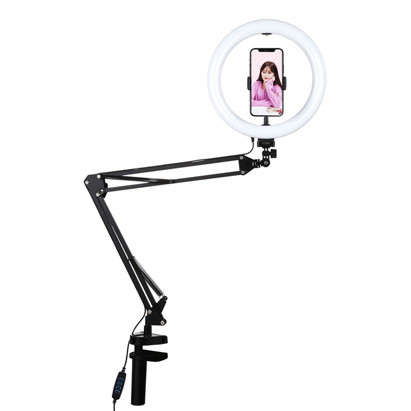 Cumpara acum Puluz suport de birou / trepied pentru clip LED 26cm vlog / stream pe telefon PKT3090B de la Mesterul Minune