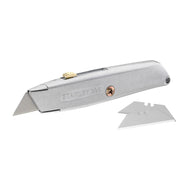 Cumpara acum Cutter metalic 99E cu lama retractabila, 160mm + 3 lame trapezoidale de la Mesterul Minune