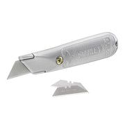 Cumpara acum Cutter metalic 199E cu lama fixa, blister, 140mm + 3 lame trapezoidale de la Mesterul Minune