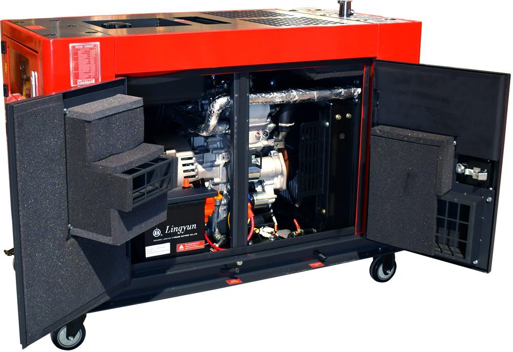 Cumpara Generator DIESEL Rotakt RODE12000Q Tip Inverter, ATS - Pornire Automata Pana Curent, AVR de la Mesterul Minune