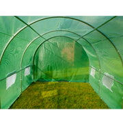 Solar de grădină 8x3x2.5m, polietilenă 240 g/m2, rezistentă la UV, țeavă 26 * 1.2mm