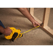 Stanley 2-34-772, ruleta deschisa cu banda din fibra de sticla 30m, PowerWinder, carlig tru-zero, mulinare rapida, 30m x 12.7mm