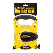 Stanley 2-34-814, ruleta deschisa fatmax cu banda din fibra de sticla 30m, mulinare rapida, tru-zero, 30m x 19mm, blister