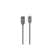 Cumpara Cablu de date Epico fabric braided USB-A la Lightning 1.8m, Space Grey de la Mesterul Minune