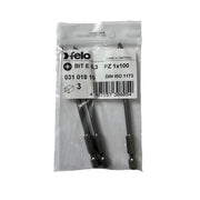Cumpara acum Set 3 biti Felo, seria Industrial profil Pozidrive, E6.3, PZ1, 100mm de la Mesterul Minune