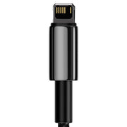 Cumpara acum Cablu încărcare Baseus Tungsten Gold, USB la iPhone, 2.4A, 1m (negru) de la Mesterul Minune
