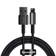 Cumpara acum Cablu încărcare Baseus Tungsten Gold, USB la iPhone, 2.4A, 1m (negru) de la Mesterul Minune