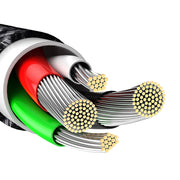 Cumpara acum Cablu încărcare Baseus Tungsten Gold, USB la iPhone, 2.4A, 2m (negru) de la Mesterul Minune