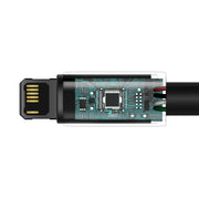 Cumpara acum Cablu încărcare Baseus Tungsten Gold, USB la iPhone, 2.4A, 2m (negru) de la Mesterul Minune