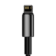 Cumpara acum Cablu încărcare Baseus Tungsten Gold, USB la iPhone, 2.4A, 2m (negru) de la Mesterul Minune