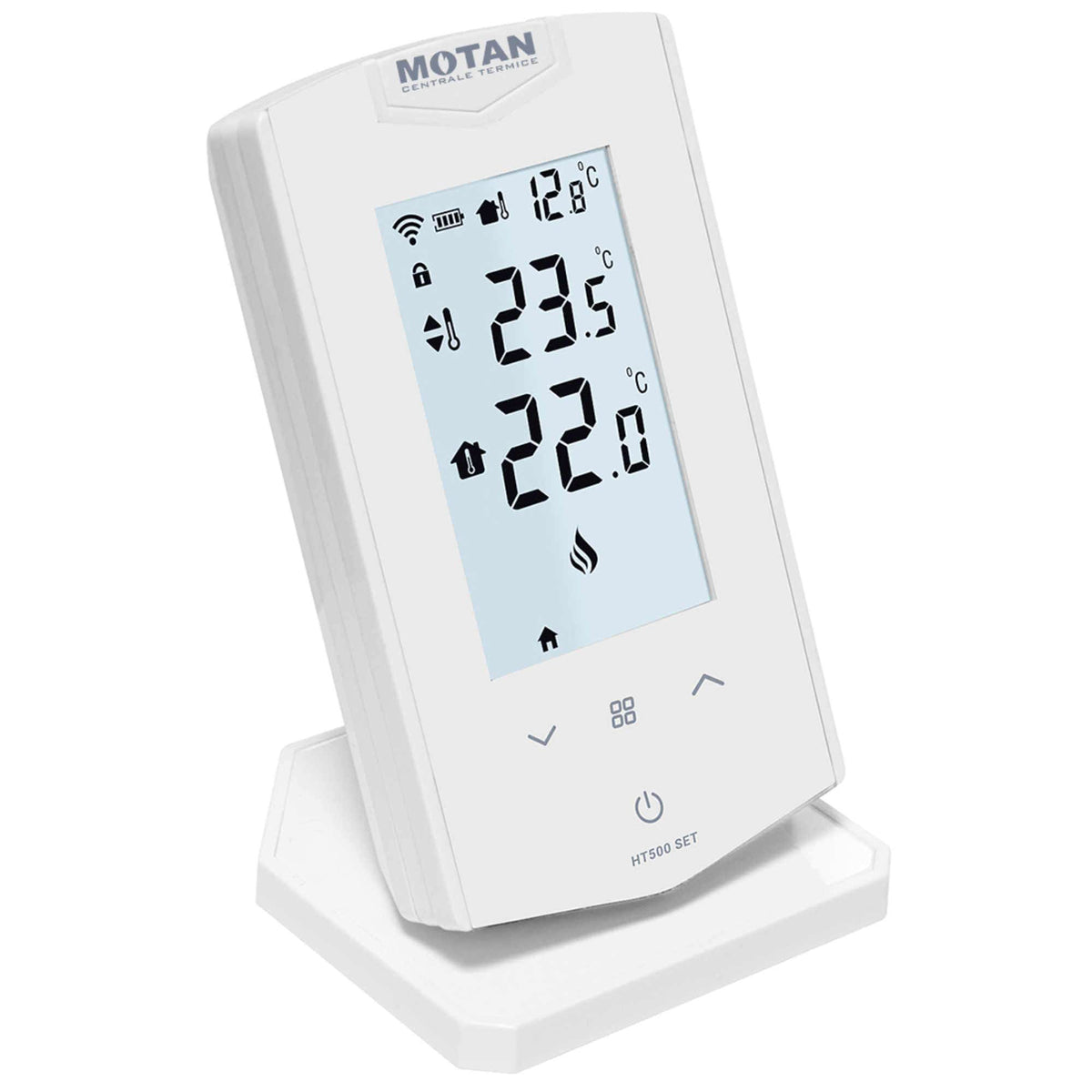 Termostat de ambient pentru centrala, wireless, Motan HT 500SET, Wi-Fi