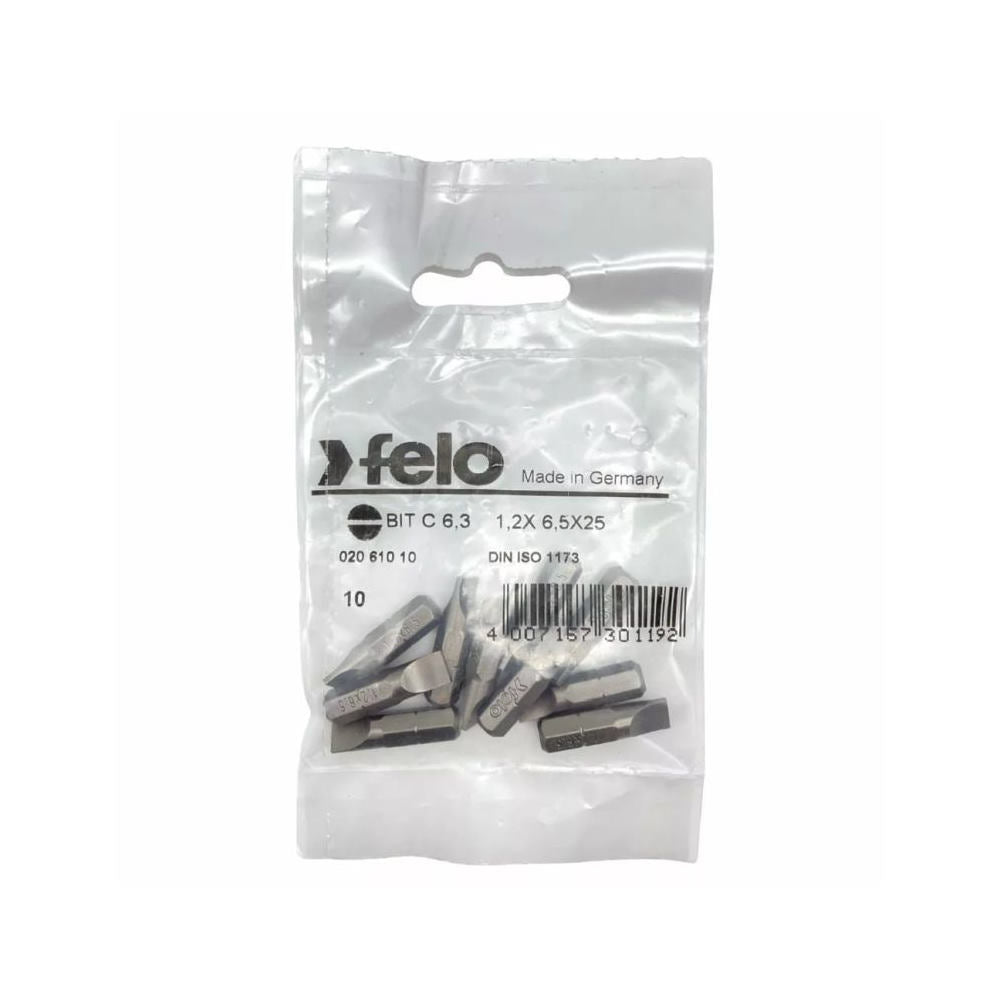 Cumpara acum Set 10 biti Felo, seria Industrial profil Drept, C6.3, 6.5x1.2mm de la Mesterul Minune