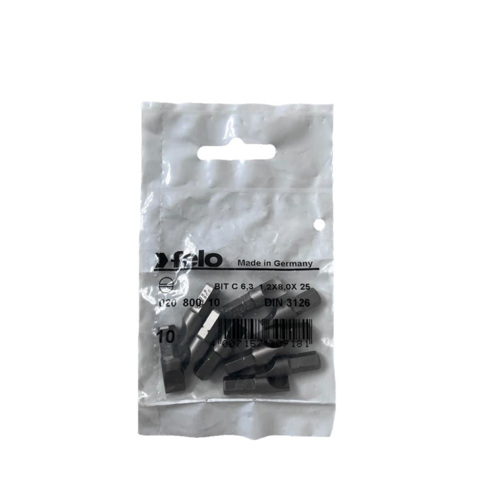 Cumpara acum Set 10 biti Felo, seria Industrial profil Drept, C6.3, 8.0x1.2mm de la Mesterul Minune