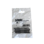 Set 5 biti Felo, seria Industrial profil Drept, E6.3, 3.0x0.5mm, 73mm