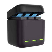 Cumpara acum Cutie Telesin încărcător cu trei canale + 2 baterii pentru GoPro Hero 12 / 11 / 10 / 9 de la Mesterul Minune