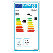 Centrala termica pe gaz in condensare, Motan Komfort 24, murala, afisaj digital, IPX5D, protectie inghet, schimbator caldura inox, fara kit evacuare