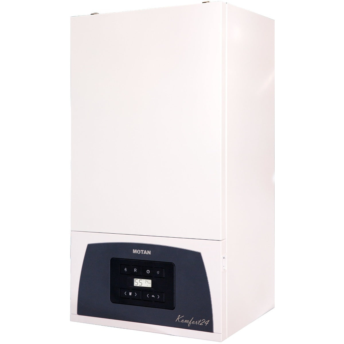 Centrala termica pe gaz in condensare, Motan Komfort 24, murala, afisaj digital, IPX5D, protectie inghet, schimbator caldura inox, fara kit evacuare