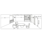 Termostat de ambient pentru centrala, cu fir, Motan Senna 270, programabil, digital, 2 x AAA