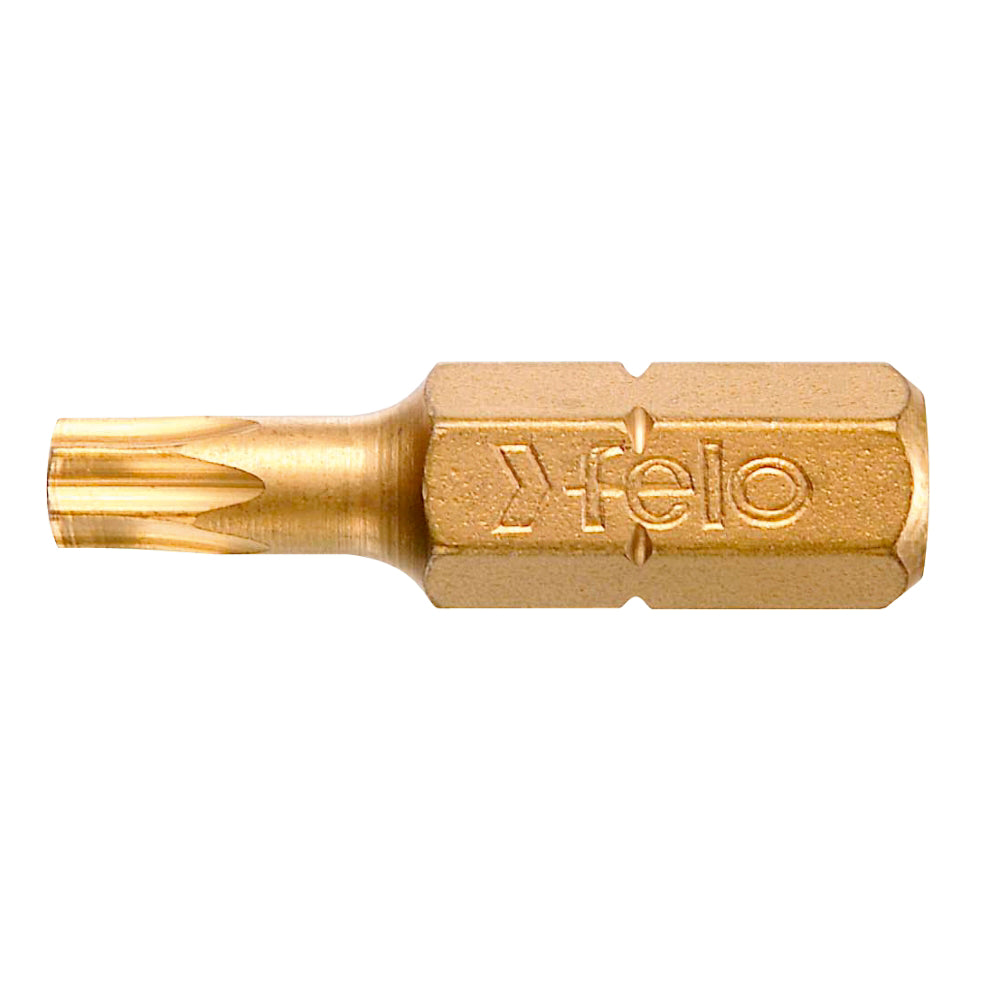 Cumpara acum Set 10 biti Felo, seria TiN Plus profil Torx, C6.3, TX30, 25mm, Felo de la Mesterul Minune