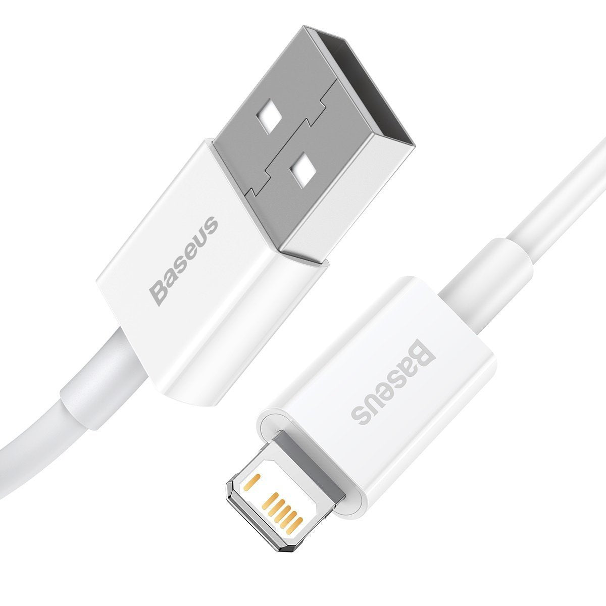 Cumpara acum Cablu USB do Lightning Baseus Superior Series, 2.4A, 1.5m (biały) de la Mesterul Minune