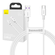 Cumpara acum Cablu USB do USB-C Baseus Superior Series, 66W, 1m (biały) de la Mesterul Minune