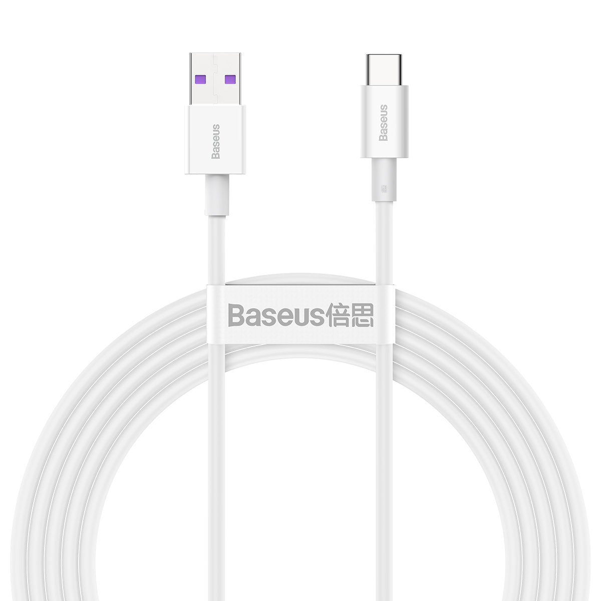 Cumpara acum Cablu Baseus Superior Series USB la USB-C, 66W, 2m (Alb) de la Mesterul Minune