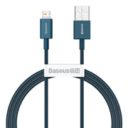 Cumpara acum Cablu USB cu fulger de bază Superior Series, 2.4A, 1m (niebieski) de la Mesterul Minune