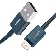Cumpara acum Cablu USB cu fulger de bază Superior Series, 2.4A, 1m (niebieski) de la Mesterul Minune