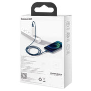 Cumpara acum Cablu USB cu fulger de bază Superior Series, 2.4A, 2m (niebieski) de la Mesterul Minune