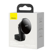 Cumpara acum Baseus Big Energy car mount with wireless charger 15W for Iphone 12 / Iphone 13 (Black) de la Mesterul Minune