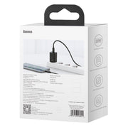 Cumpara acum Baseus Super Si Quick Charger 1C 25W cu cablu USB-C la USB-C 1m (negru) de la Mesterul Minune
