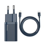 Cumpara acum Baseus Super Si Quick Charger 1C 20W cu cablu USB-C la Lightning 1m (albastru) de la Mesterul Minune