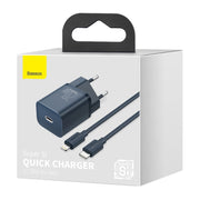 Cumpara acum Baseus Super Si Quick Charger 1C 20W cu cablu USB-C la Lightning 1m (albastru) de la Mesterul Minune