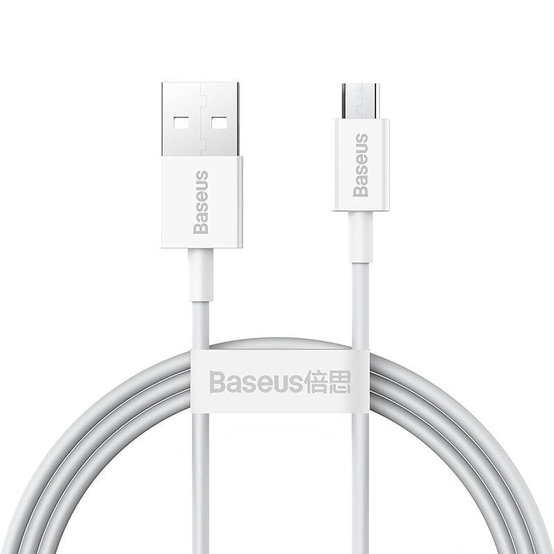 Cumpara acum Baseus Cablu Superior Series USB to micro USB, 2A, 1m (alb) de la Mesterul Minune