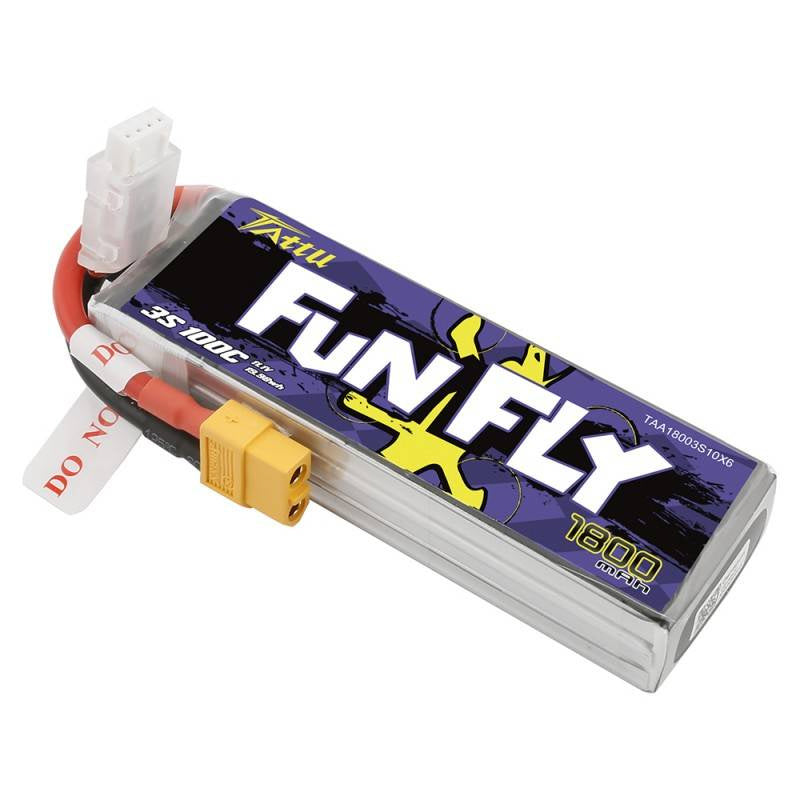 Cumpara acum Akumulator Tattu Funfly 1800mAh 11,1V 100C 3S1P XT60 de la Mesterul Minune