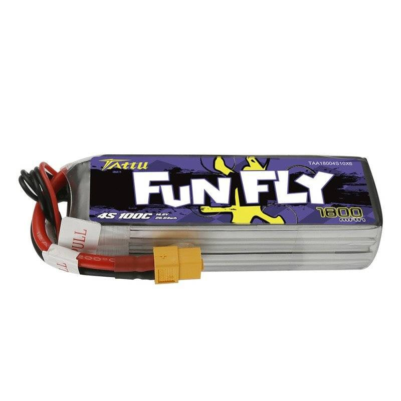 Cumpara acum Akumulator Tattu Funfly 1800mAh 14,8V 100C 4S1P XT60 de la Mesterul Minune