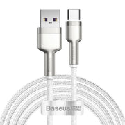 Cumpara acum Cablu USB pentru USB-C Baseus Cafule, 66W, 2m (alb) de la Mesterul Minune