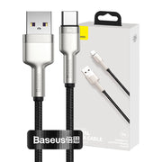 Cumpara acum Cablu USB la USB-C Baseus Cafule, 66 W, 0,25 m (negru) de la Mesterul Minune
