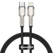 Cumpara acum Cablu USB-C pentru Lightning Baseus Cafule, PD, 20W, 0,25m (negru) de la Mesterul Minune